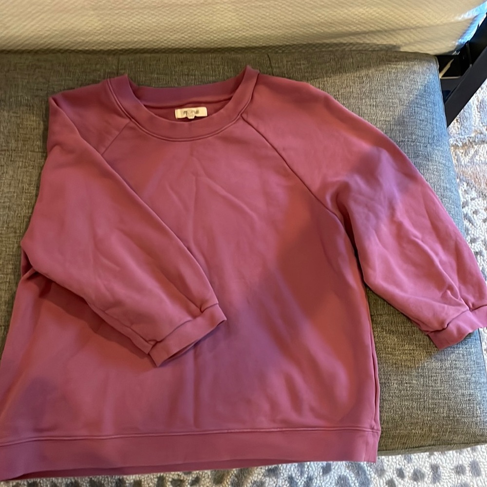 Madewell sweatshirt elbow length bell sleeves